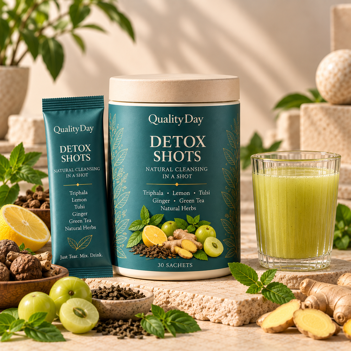 QualityDay Detox Plus Shots